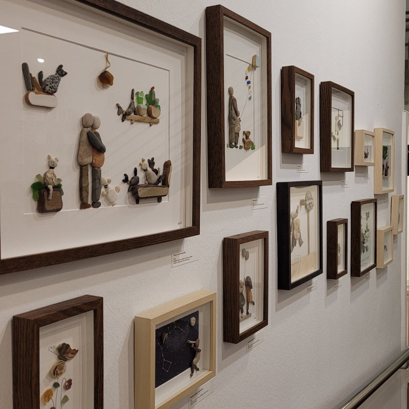 Exposición individual de UdanasArt en el Centro Cívico de Sant Andreu. Febrero 2023